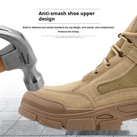 Mens Anti Smashing And Puncture Resistant Safety Shoes