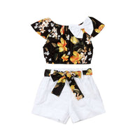 Children's floral suit