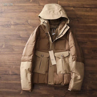 Thickened Insulated Unisex Down Jacket With A Zipper