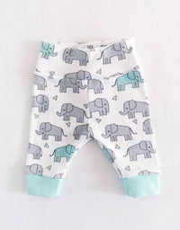 Infant cute animal elephant three-piece hood
