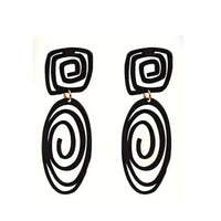 European And American Geometric Earrings
