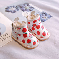 Baby's snow boots girl baby winter thickened cotton shoes