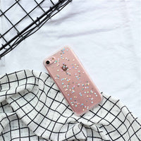 Star Heart Shape Glitter Phone Case