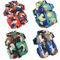 Dog camouflage cotton coat