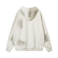Letter Printing Spray Painting Dirty Sweater