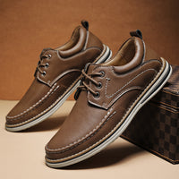 Casual Leather Shoes Worker Men's Shoes