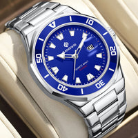 Simple Business-Style Mens Quartz Watch With A Large Dial