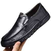 Men's Fashionable Soft-Soled Casual Leather Shoes