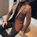 Woolen Suit Men's Single-breasted Suit Jacket