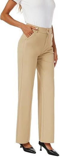 Women's Commuter High-Waisted Wide-Leg Pants
