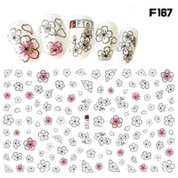 Japanese Three-dimensional 5D Embossed Nail Stickers