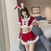 Winter Autumn Female Christmas Costume Sexy Uniform