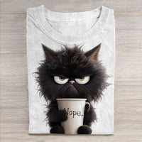 Summer Loose Short Sleeves T-shirt Men's And Women's Round Neck