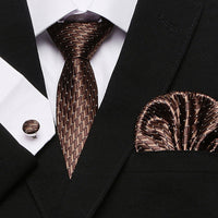 Men's Tie Three-Piece Suit Of New Cashew Flower Series Tie