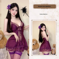 Lace Seduction Slip Nightdress