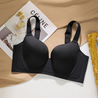 Traceless Plus Size Bra For Women Push Up Breast Holding Adjustment