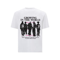 European And American People Print Short Sleeve Men