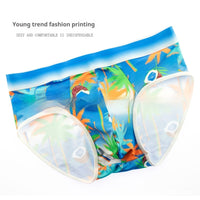 Men's Briefs Printed Breathable Mesh Digital Printing