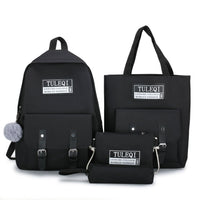 Fashion All-match Middle School Student Backpack Set