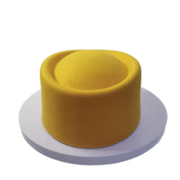 Womens Retro French-style Dome Jazz Hat Woolen Top Hat All-Season Faux-Wool Hat For FallWinter