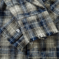 Fashion Personality Punk Plaid Loose Shirt Men