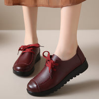Women's Work Black Flat Soft Sole Anti-slip Shoes