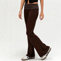 Women's Casual Solid-Colored Slim-Fit Pants