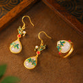 925 Silver Needle Mori Style Japanese-style Retro Thin Earrings