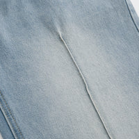 Washed And Faded Denim Trousers Men's Fashion