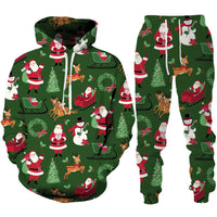 Christmas Series Hooded Sweatshirt And Sweatpants