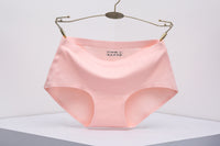 One Piece Seamless Women's Underwear Mid-waist Sexy Cotton Briefs