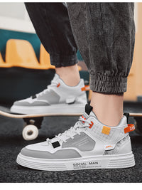 Men's Sports Casual Canvas High-top Shoes