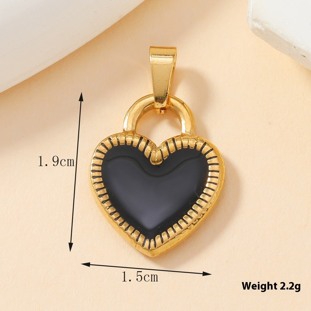 Single Pendant Fashion Stainless Steel Casting Ornament Drops Of Oil