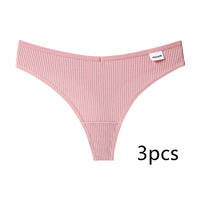 New Japanese Threaded Cotton Underwear Women's Breathable Low-waist  Seamless Cotton Girls Narrow-side Briefs Students