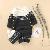 Men's And Women's Baby Cotton Sweater Crawling Clothes