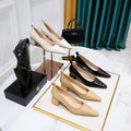 Fashion Thick Heel Versatile Medium Shoes