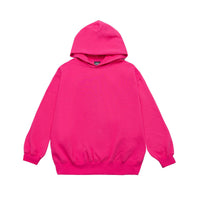 European And American Leisure Solid Color Hooded Loose Sweater Fleece-lined Hooded Coat