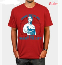 Casual Men's Fashion Fitness T-shirt Summer Shirt T-shirt