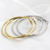 Fashionable Round Wire Mm Earrings