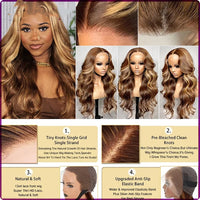 Long Curly Hair Big Wave Lace Hair Cover