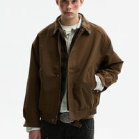 Fake Two-piece Spliced With Autumn Plaid Lapel Jacket