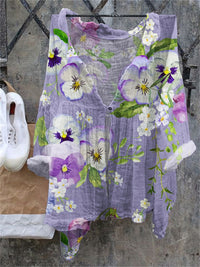 Amazon Cross-border New Arrival Fashion Women's Shirt Natural Landscape Avatar Print