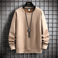 Suede Sweater Men's Spring And Autumn New American Style