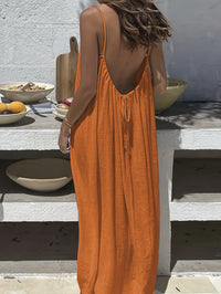 Backless Loose Long Home Wear Dress