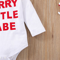 Infant Baby Girl Infant Letter Long-sleeve Suit