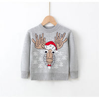 Viscose, Cotton Christmas Sweaters For Children