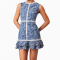 Women's Retro Embroidered Sleeveless Vest Dress