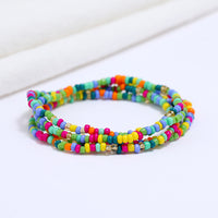 Women's Colorful Beaded Elastic Waist Chain