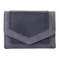 Organ Leather Card Bag Oil Wax Canvas Cowhide