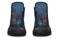 Printed Couple High-top Canvas Shoes